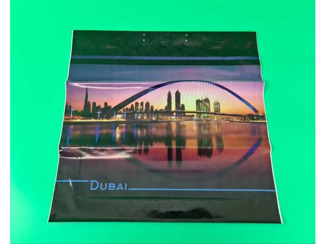 Поліетиленовий пакет з пластиковою ручкою'Дубаї' без ручки (10 шт) - Фото 1