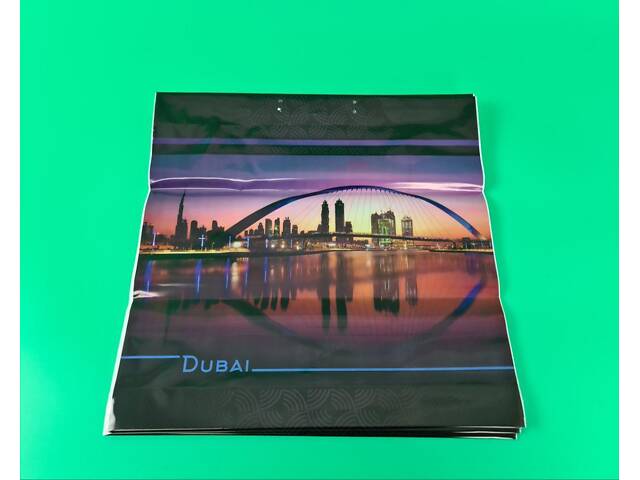 Поліетиленовий пакет з пластиковою ручкою'Дубаї' без ручки (10 шт) - Фото 4