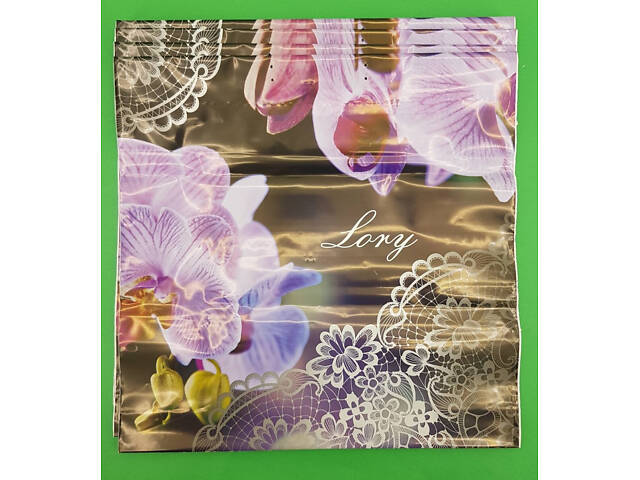 Поліетиленовий пакет (40х40) з пластиковою ручкою 'Лорі' без ручки (10 шт.) - Фото 2