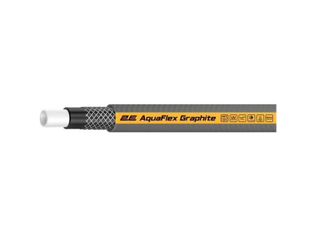 Поливний шланг 2E AquaFlex Graphite 3/4', 10м, 4 шари, 20бар -10+50°C (2E-GHC34C10) - Фото 2
