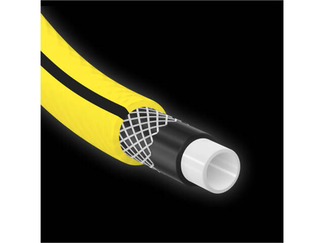 Поливний шланг Cellfast 4YELLOW 1/2', 50м, 4 шари, до 20бар -10…+50°C (10-502) - Фото 4