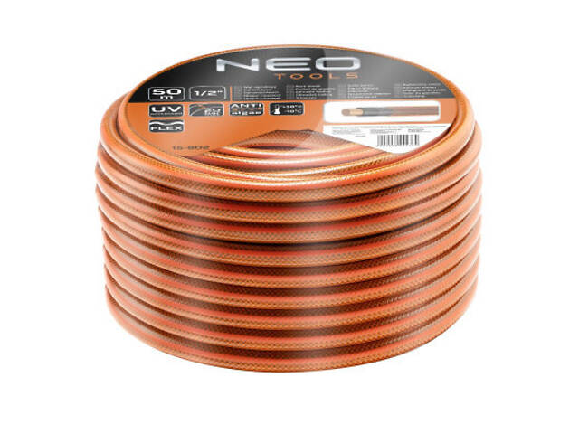 Поливний шланг Neo Tools 1/2' x 50 м, 4-шаровий. Economic (15-802) - Фото 1