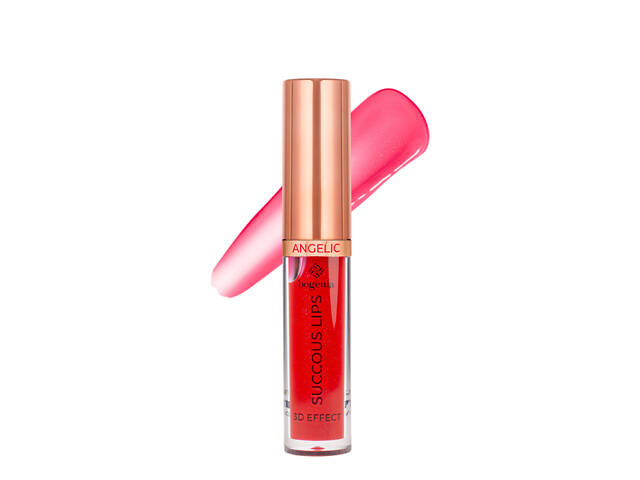 Помада для губ жидкая Bogenia Angelic 3D Effect с витамином E BG711, 005 Courtesy