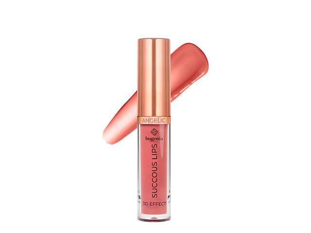 Помада для губ жидкая Bogenia Angelic 3D Effect с витамином E BG711, 004 Elegy