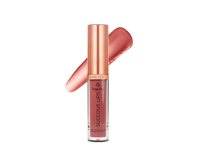 Помада для губ жидкая Bogenia Angelic 3D Effect с витамином E BG711, 002 Satisfaction