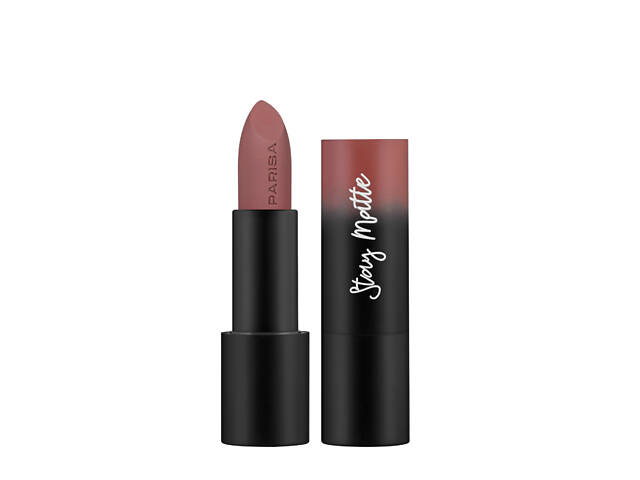 Помада для губ матовая Parisa Cosmetics Stay Matte матовая L-08, 201 Mauve Кофейная