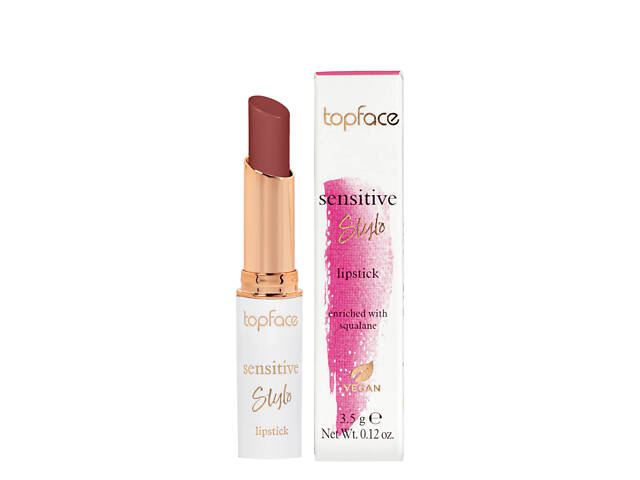 Помада для губ матовая TopFace Sensitive Stylo PT157 № 008 Nude Rose