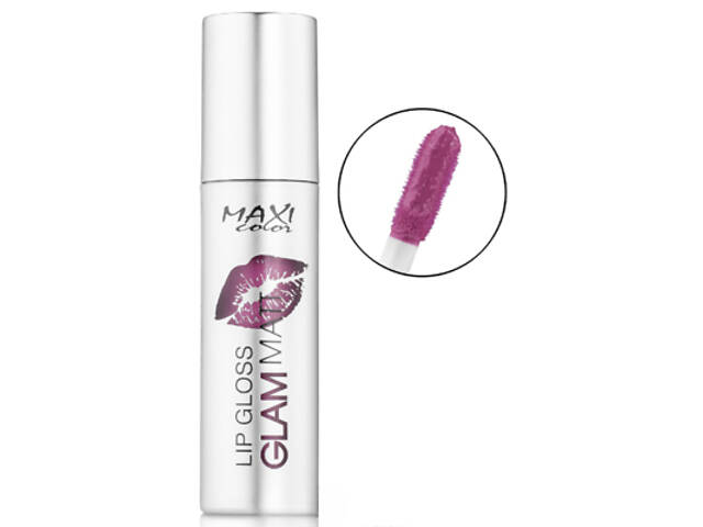 Помада для губ Maxi Color Lip Gloss Glam Matt 06 - Витримане бордо (4823097100974) - Фото 1