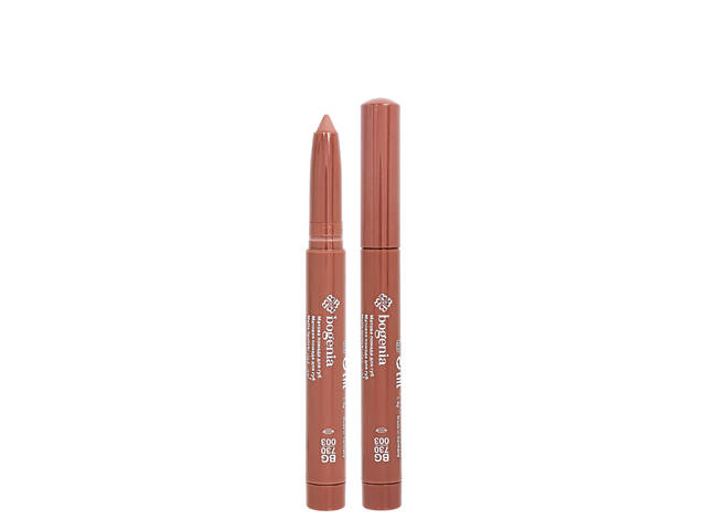 Помада-карандаш для губ водостойкая Bogenia Velvet Waterproof Matte BG730, 003 Brown Melon Бежевая