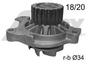 Помпа воды, (18 зуб.) 2.5TDI 20z 96-05