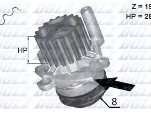 Насос водяной DOLZ A224 на SKODA YETI (5L)