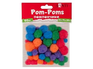 Помпони Santi 954671 60 шт/уп