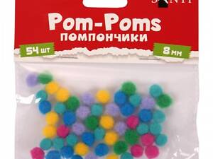 Помпони Santi 955449 8 мм 54 шт/уп
