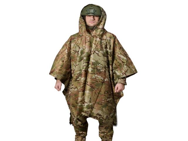 Пончо тактическое военное Ranger RA-8916 210х140 см мультикам - Фото 1