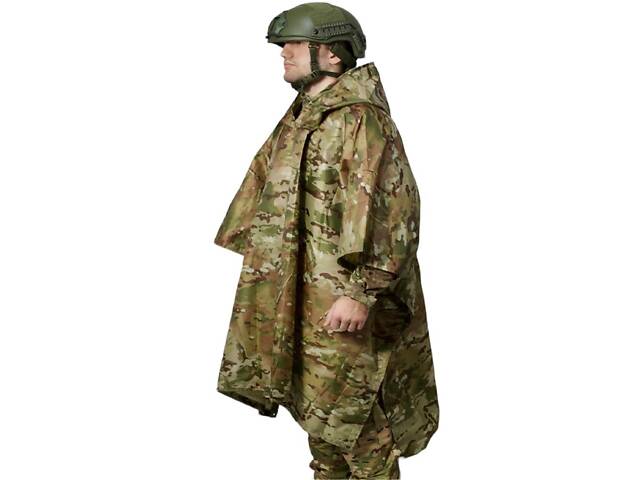 Пончо тактическое военное Ranger RA-8916 210х140 см мультикам - Фото 3