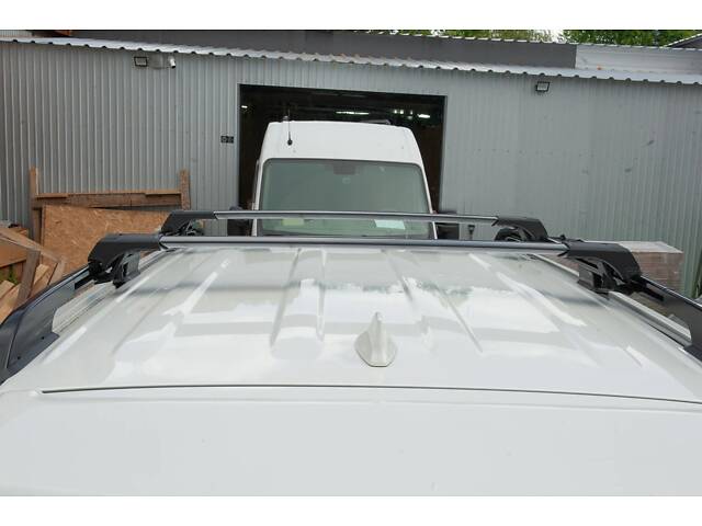 Поперечены на рейлинги без ключа Flybar V1 (2 шт) Серый для BMW X5 E-53 1999-2006 гг - Фото 2