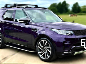 Поперечены на рейлинги (Черные, 2 шт) для Land Rover Discovery V