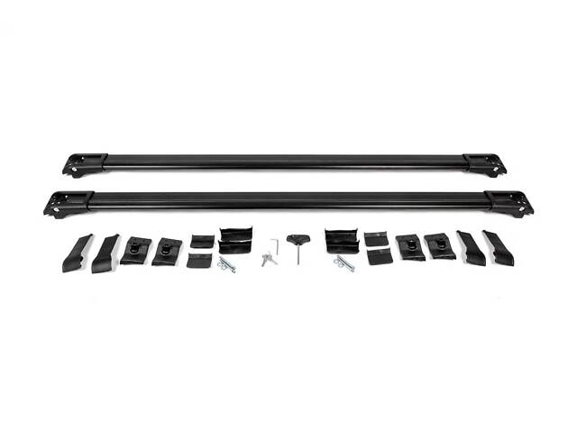 Поперечены на рейлинги под ключ (2 шт) Серый для Volkswagen Caddy 2004-2010 гг - Фото 14