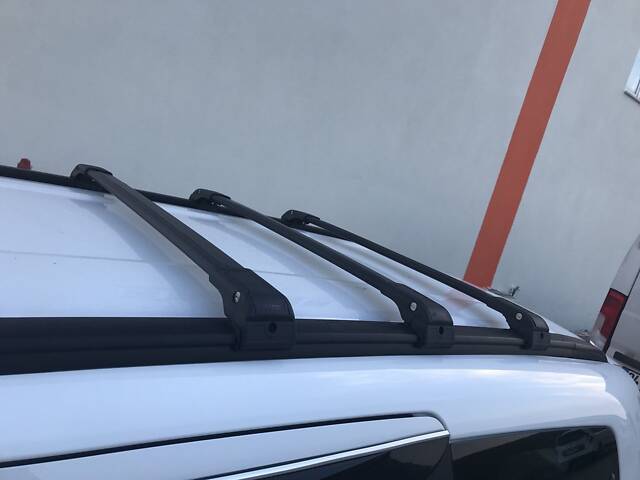 Поперечины под ключ (2 шт) Черный для Renault Lodgy 2013-2022 гг - Фото 10