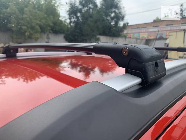 Поперечный багажник на интегрированые рейлинги WingBar (2 шт) Черный для Opel Mokka 2012-2021 гг - Фото 2