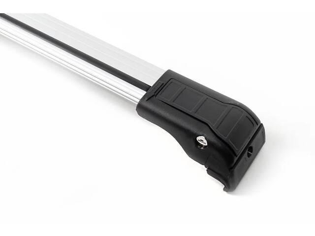Поперечный багажник на интегрированые рейлинги WingBar V2 (с ключем) Черные для BMW X5 E-70 2007-2013 гг - Фото 8