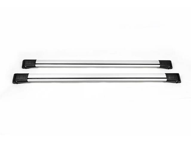 Поперечный багажник на обычные рейлинги WingBar V1 (с ключем) Серые для BMW X6 E-71 2008-2014 гг - Фото 6