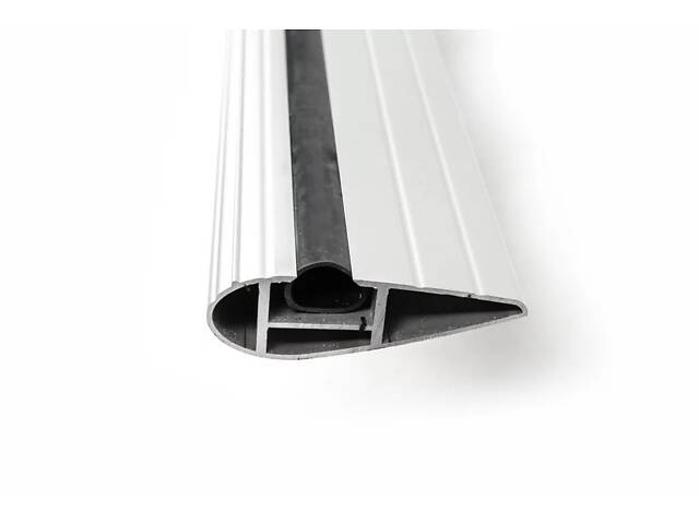Поперечный багажник на обычные рейлинги WingBar V1 (с ключем) Серые для BMW X6 E-71 2008-2014 гг - Фото 9