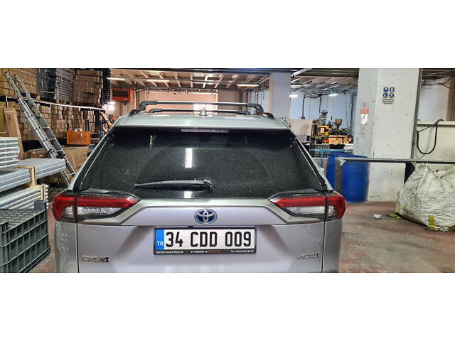 Поперечный багажник на встроенные рейлинги Strong (2 шт) Серый для Toyota Rav 4 2019- гг - Фото 4