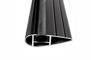 Поперечний багажник Wingbar V2 (2 шт, алюміній) Чорний для Ауді Q3 2011-2019 рр.