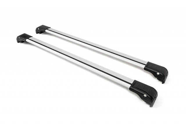 Поперечный багажник WingBar V2 (2 шт, алюминий) Черный цвет для Ауди Q7 2005-2015 гг - Фото 14