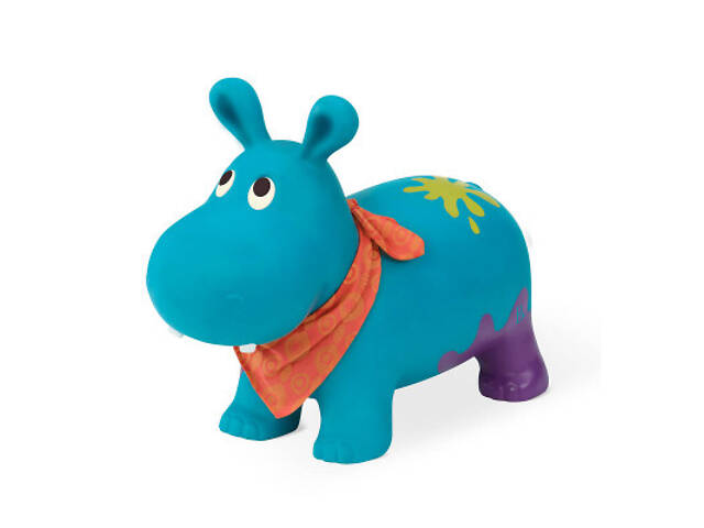 Попрыгун Battat Баттатострибун - Гіпопотам-Там-Там, S2 (с насосом) (BX2127Z) - Фото 1