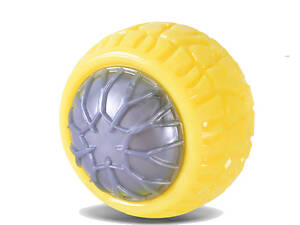 Пострибунець 'Монстр-м'яч' PR2517 6,5 см світиться, Ціна за 1шт, в пакеті (6906231353684) Жовтий