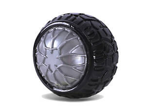 Пострибунець 'Монстр-м'яч' PR2517 6,5 см світиться, Ціна за 1шт, в пакеті (6906231353684) Чорний