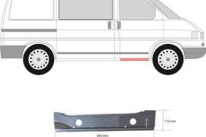 Порог VW TRANSPORTER T4 (70E, 70L 1990-2004 г.