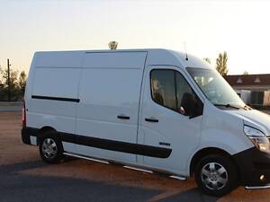 Пороги Renault Master 2010- экстра длинная база ST-Line