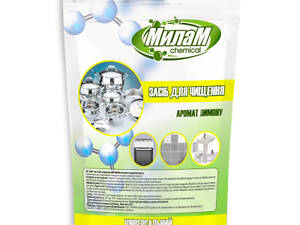 Порошок для чистки ванн Мілам Chemical Универсальный с ароматом Лимона 450 г (4820152290939)