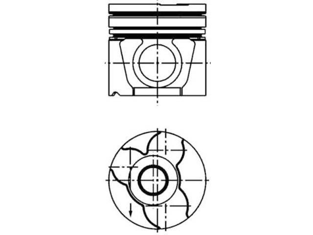 Поршень, (93mm, STD) VW LT 28-46 2.8TDI 01-06