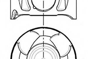 Поршень для моделей: ALFA ROMEO (156, 166,156,147,GT), CADILLAC (BLS,BLS), FIAT (STILO,STILO,CROMA,BRAVO), HOLDEN (AST