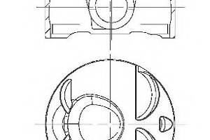 Поршень   для моделей: AUDI (A4, A4,A3,A3), SEAT (ALTEA,TOLEDO,LEON,ALTEA), SKODA (OCTAVIA,OCTAVIA), VOLKSWAGEN (TOURAN,