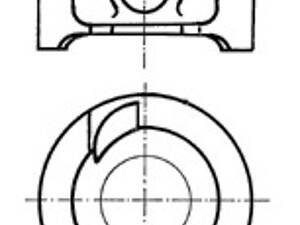 Поршень для моделей: FORD (GALAXY), MERCEDES-BENZ (V-CLASS), SEAT (TOLEDO), VOLKSWAGEN (PASSAT,PASSAT,TRANSPORTER,GOL