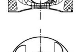 Поршень, 83.01mm STD (1-3 cyl) OM642 3.0CDI