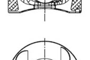 Поршень, 83.51mm +0,5 (4-6 cyl) OM642 3.0CDI