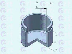 Поршень, корпус скобы тормоза ERT 151036C на MITSUBISHI ASPIRE VI (EA_)