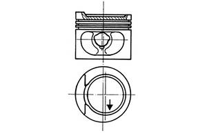 Поршень 0.50 VW Caddy/Golf/Jetta/Passat 1.6 i 73-04 (81.51 mm)