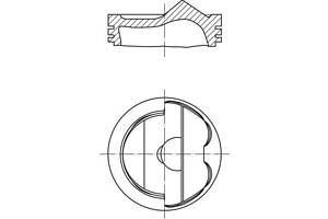 Поршень AUDI A3 (8P1) / VW GOLF (1K1) / VW JETTA (1K2) / VW EOS (1F7, 1F8) 2003-2015 г.