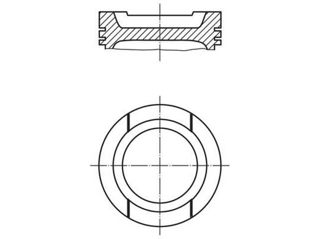 Поршень AUDI A3 (8P7) / VW GOLF (1K1) / VW BORA (1J6) / VW JETTA (1K2) 1994-2016 г.