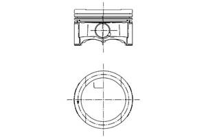 Поршень AUDI A3 (8P7) / VW GOLF (1K1) / VW BORA (1J6) / VW JETTA (1K2) 1994-2016 г.