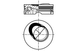 Поршень AUDI A3 (8P7) / VW GOLF (5K1) / SEAT LEON (1P1) / SKODA YETI (5L) 2003-2022 г.