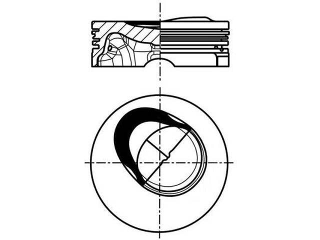 Поршень AUDI A3 (8P7) / VW GOLF (5K1) / SEAT LEON (1P1) / SKODA YETI (5L) 2003-2022 г.