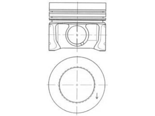 Поршень AUDI A3 (8P7) / VW GOLF (5K1) / SKODA YETI (5L) / SEAT LEON (1P1) 2003-2022 г.